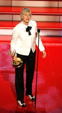 Ellen DeGeneres at the 34th Annual Daytime Emmy Awards.