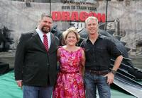 Dean DeBlois, producer Bonnie Arnold and director/writer Chris Sanders at the premiere of "How To Train Your Dragon."