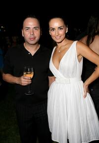 Louis Verdad and Ana de la Reguera at the 7th annual InStyle Magazine summer soiree.