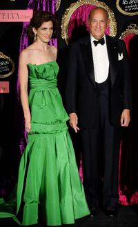 Annette de la Renta and Oscar de la Renta at the Telva Fashion Awards 2008.