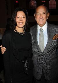 Michelle Paige Paterson and Oscar de la Renta at the Oscar de la Renta Pre-Fall 2009 fashion show.