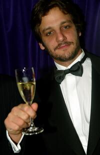 Rodrigo de la Serna at the "Motorcycle Diaries" dinner at Plage Costes.