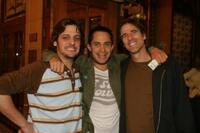 Rodrigo de la Serna, Gael Garcia Bernal and Director Walter Salles at the premiere of "The Sea Inside" during the 29th annual Toronto International Film Festival.