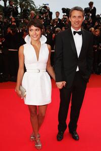 Emma de Caunes and Antoine de Caunes at the premiere of "Changeling" during the 61st International Cannes Film Festival.