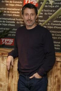 Antoine de Caunes at the opening night of the 10th comedian film festival of "LAlpe DHuez."