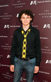Brett Delbuono at the premiere of "The Andromeda Strain."