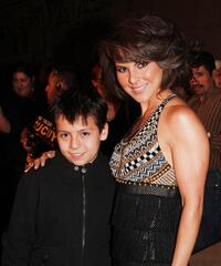 Adrian Alonso and Kate del Castillo at the special screening of "Under The Same Moon."