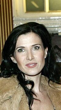 Ronni Ancona at the UK premiere of "The Matador."