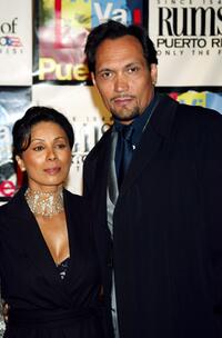 Wanda De Jesus and Jimmy Smits at the benefit concert to honor the life and music of Tito Puente.