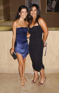 Eva Longoria and Wanda De Jesus at the 33rd Nosotros Golden Eagle Awards.