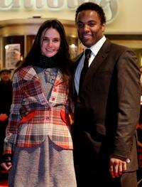 Jennifer Decker and Ray Fearon at the premiere of "Lulu and Jimi."