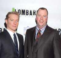 Bill Dawes and Chris Sullivan at the Broadway opening night of "Lombardi" in New York.