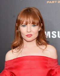 Stef Dawson at the New York premiere of "The Hunger Games: Mockingjay - Part 2."