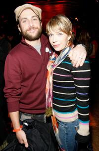 Charlie Day and Mary Elizabeth Ellis at the William Morris Agency Independent Sundance party.