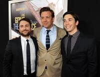 Charlie Day, Jason Sudeikis and Justin Long at the premiere of "Going The Distance."