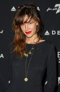 Paz de la Huerta at the 7 For All Mankind and Gen Arts 7 Fresh Faces Sundance Party.