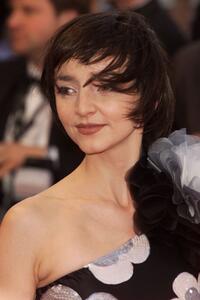 Maria de Medeiros at the Palme d'Or Awards Ceremony during the 54th Cannes Film Festival.