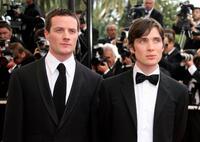 Padraic Delaney and Cillian Murphy at the screening of "The Wind That Shakes The Barley" during the 59th edition of the International Cannes Film Festival.