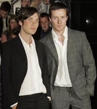 Cillian Murphy and Padraic Delaney at the UK premiere of "The Wind That Shakes The Barley."