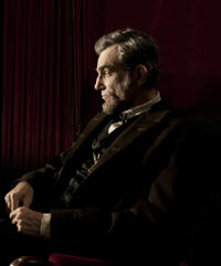 Daniel Day Lewis as president Abraham Lincoln in "Lincoln."