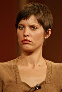 Audrey Marie Anderson at the CBS executive question and answer segment of Television Critics Association Press Tour.