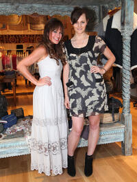 Nikki DeLoach and musician Brett Anderson at the Johnny was Celebrates Fashion's Night Out in California.
