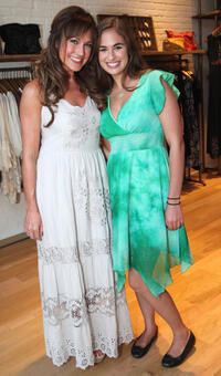 Nikki DeLoach and Faith D'Amato at the Johnny was Celebrates Fashion's Night Out in California.