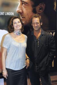 Emmanuelle Devos and Vincent Lindon at the screening of "Ceux qui restent."