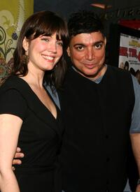 Bellamy Young and Michael de Lorenzo at the National Lampoon Premiere of "One, Two, Many."