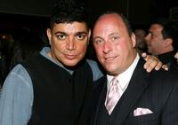 Michael de Lorenzo and Chris Mormando at the after party of the premiere of "One, Two, Many."