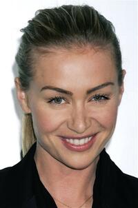 Portia de Rossi at the launch of Frank Gehry's premiere jewelry collection for Tiffany and Co.