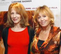 Nathalie Baye and Mylene Demongeot at the photocall of "La Californie."