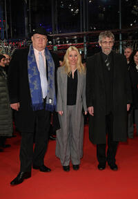 Mihaly Kormos, Erika Bok and Janos Derzsi at the premiere of "The Turin Horse" during the 61st Berlin International Film Festival.