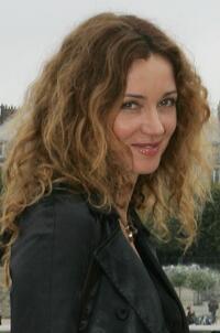 Marine Delterme at the Christian Dior Fashion show during the Sping/Summer 08 fashion week.