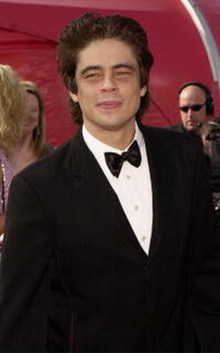 Benicio Del Toro at the 73rd Annual Academy Awards in Los Angeles.