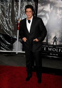 Benicio Del Toro at the California premiere of "The Wolfman."