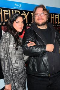Selma Blair and Guillermo del Toro at the "Hellboy II: The Golden Army" DVD and Blu-Ray release party.