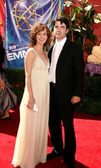 Rosemarie DeWitt and Ron Livingston at the 58th Annual Primetime Emmy Awards.