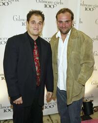 Michael DeLuise and David DeLuise at the WB Networks' "Gilmore Girls" 100th episode party.