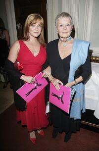 Judi Dench and Finty Williams at the London premiere of "Dirty Dancing".