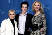 Judi Dench, Andrew Simpson and Cate Blanchett at the 57th Berlinale International Film Festival held in 2007 to promote the movie "Notes On A Scandal".