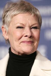 Judi Dench at the 57th Berlinale International Film Festival held in 2007 to promote the movie "Notes On A Scandal".
