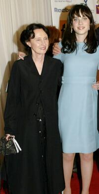 Mary Jo Deschanel and Zooey Deschanel at the Hollywood Awards Gala.
