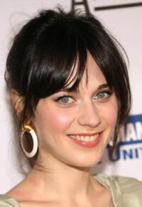 Actress Zooey Deschanel at the 20th Anniversary Genesis Awards in Beverly Hills.