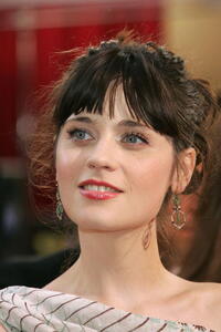 Actress Zooey Deschanel at the 77th Annual Academy Awards in Hollywood.