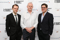 Christopher Denham, David Morse and Rich Sommer at the opening night of "The Unavoidable Disappearance of Tom Durnin" New York.