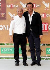 Claudio Gubitosi and Christian de Sica at the Giffoni Experience 2010.