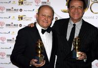 Massimo Boldi and Christian De Sica at the Italian Movie Awards.