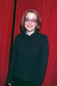 Gillian Anderson at the Cracked Christmas Event.