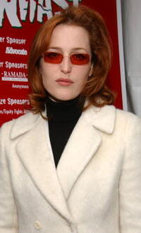 Gillian Anderson at the 4th Annual Comedy Benefit Show "A Cracked X-mas".